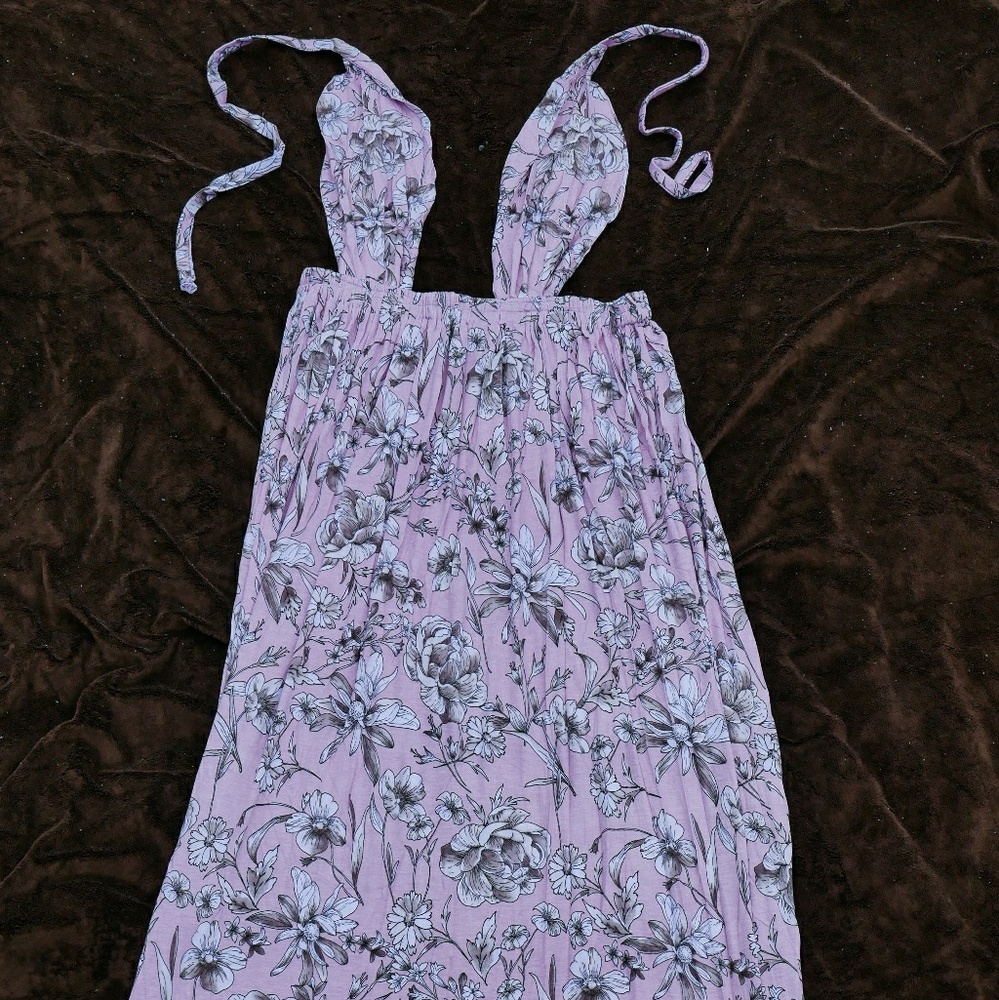 HANDMADE HOLTER PLUNGE SUNDRESS